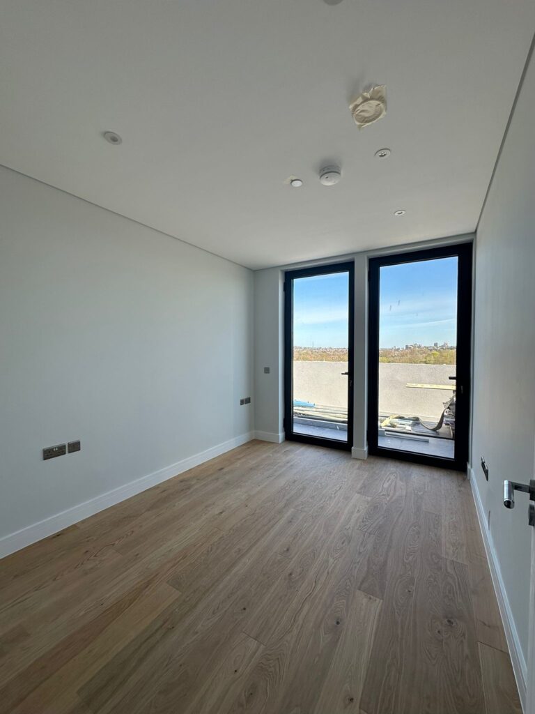 Wembley residential tape & joint / painting decorating 22 flats