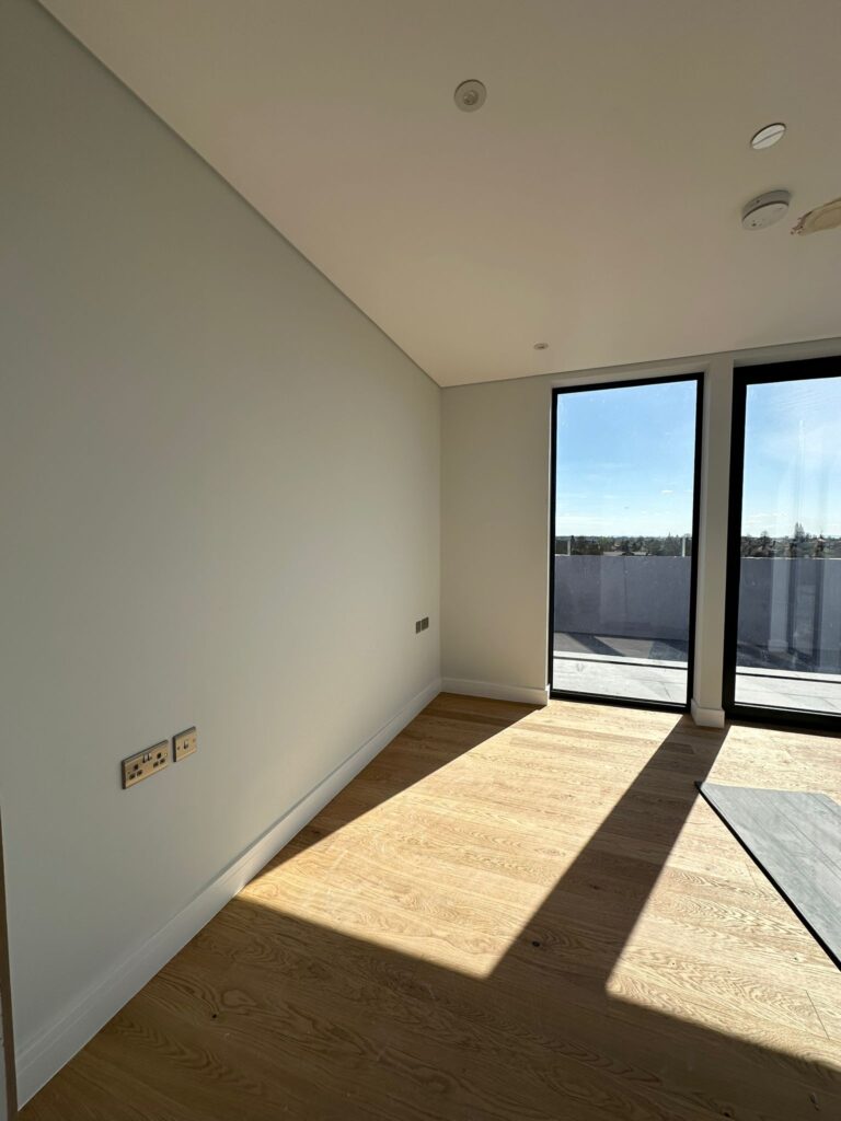 Wembley residential tape & joint / painting decorating 22 flats