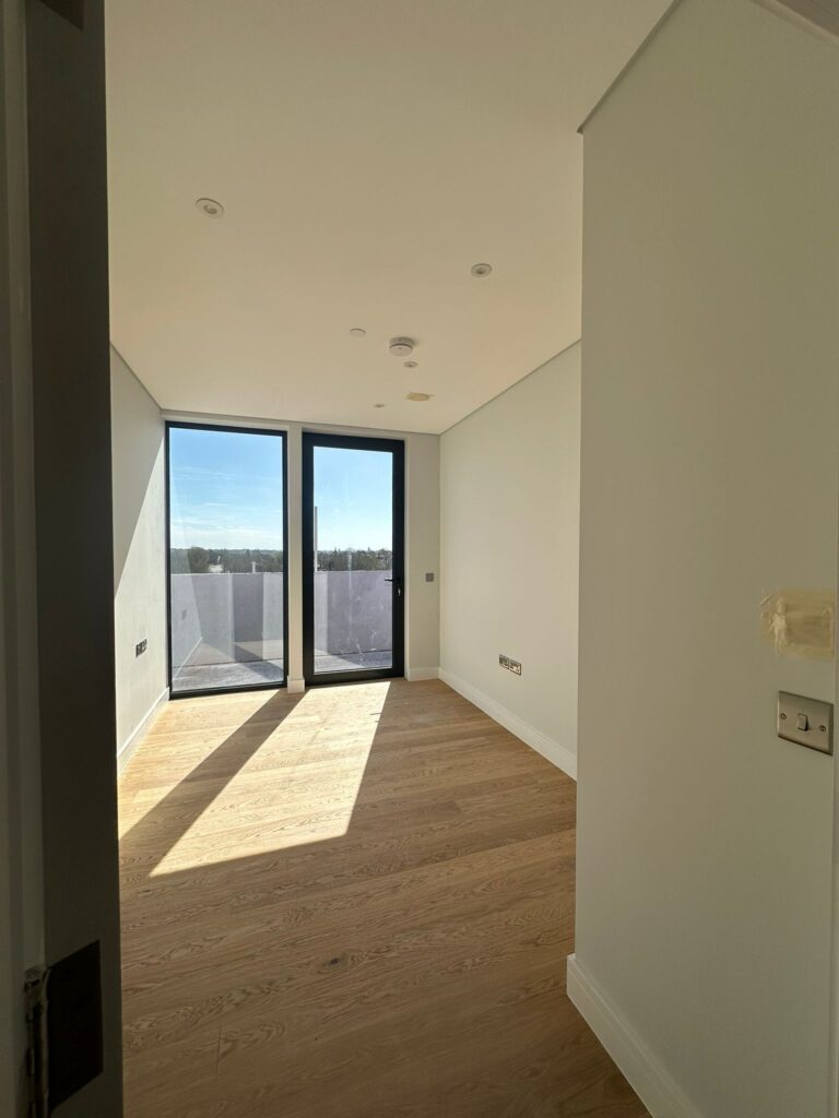 Wembley residential tape & joint / painting decorating 22 flats