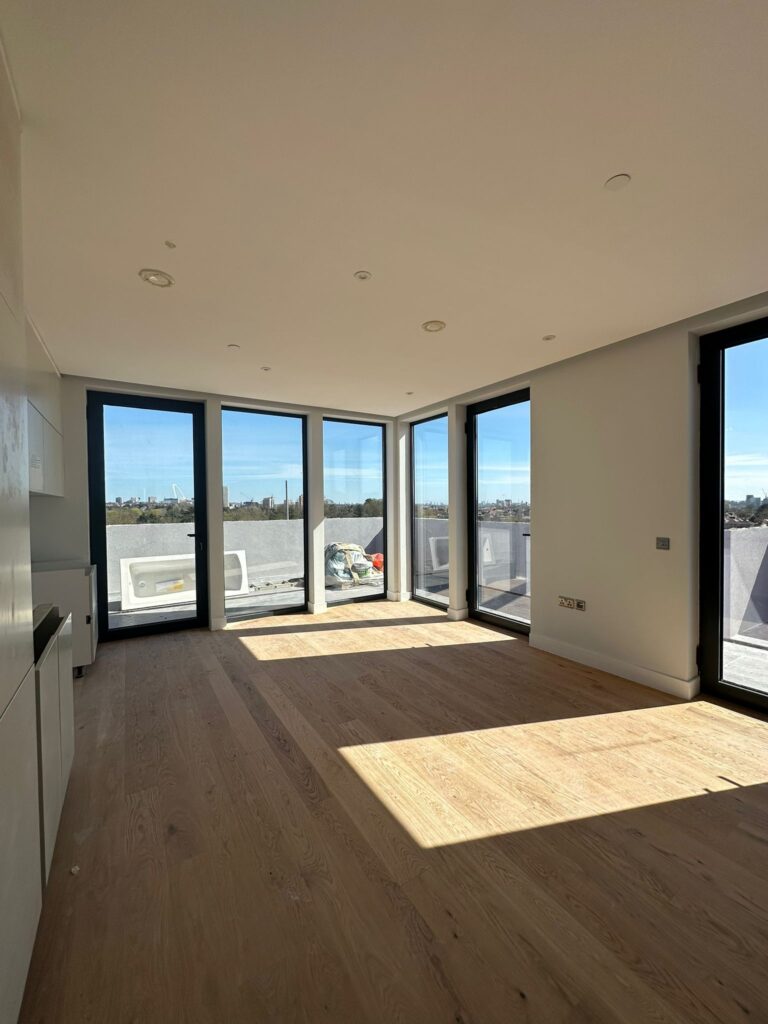 Wembley residential tape & joint / painting decorating 22 flats