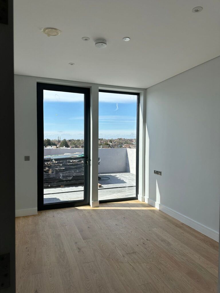 Wembley residential tape & joint / painting decorating 22 flats