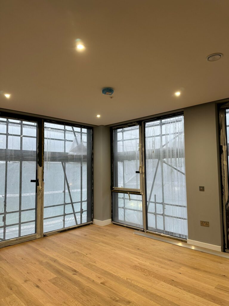 Wembley residential tape & joint / painting decorating 22 flats