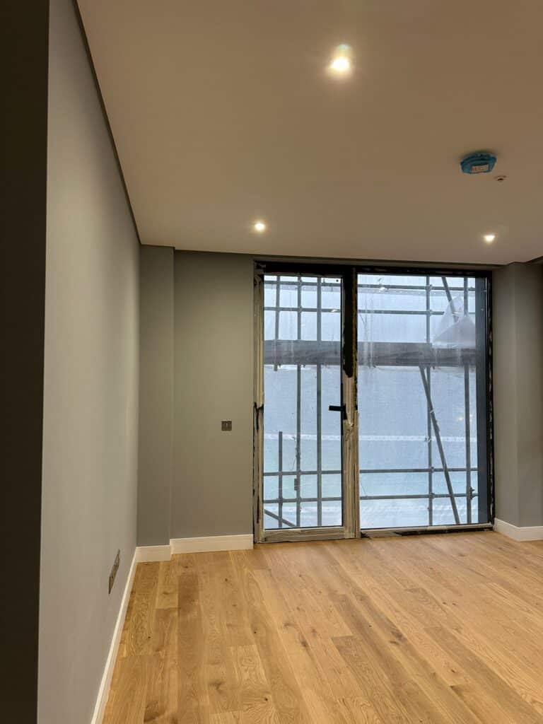 Wembley residential tape & joint / painting decorating 22 flats