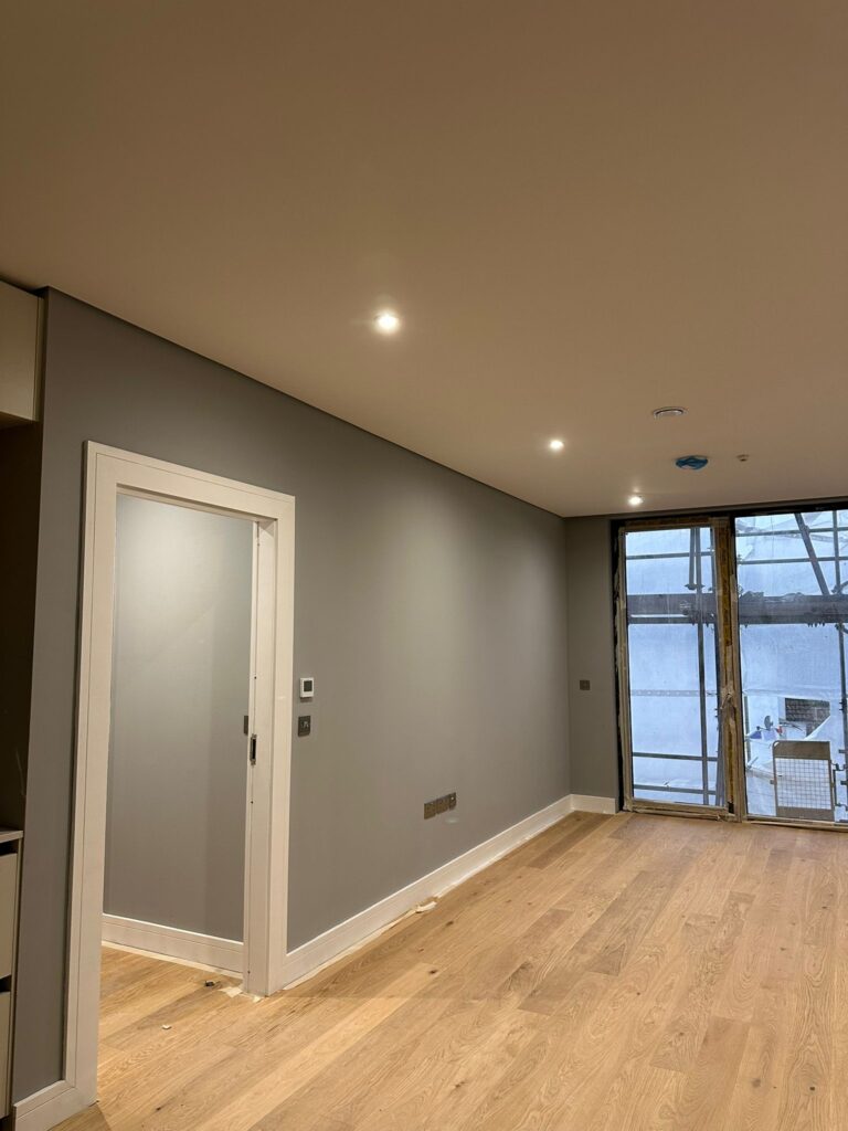 Wembley residential tape & joint / painting decorating 22 flats