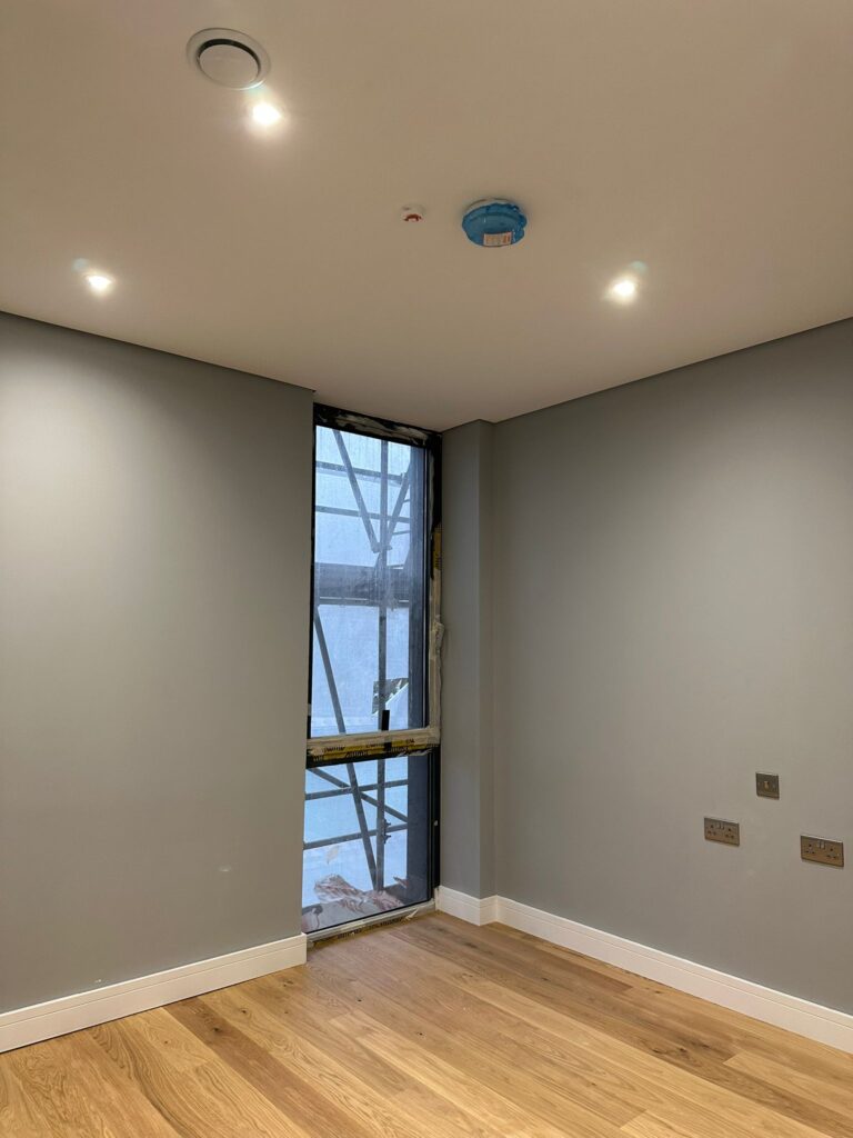 Wembley residential tape & joint / painting decorating 22 flats